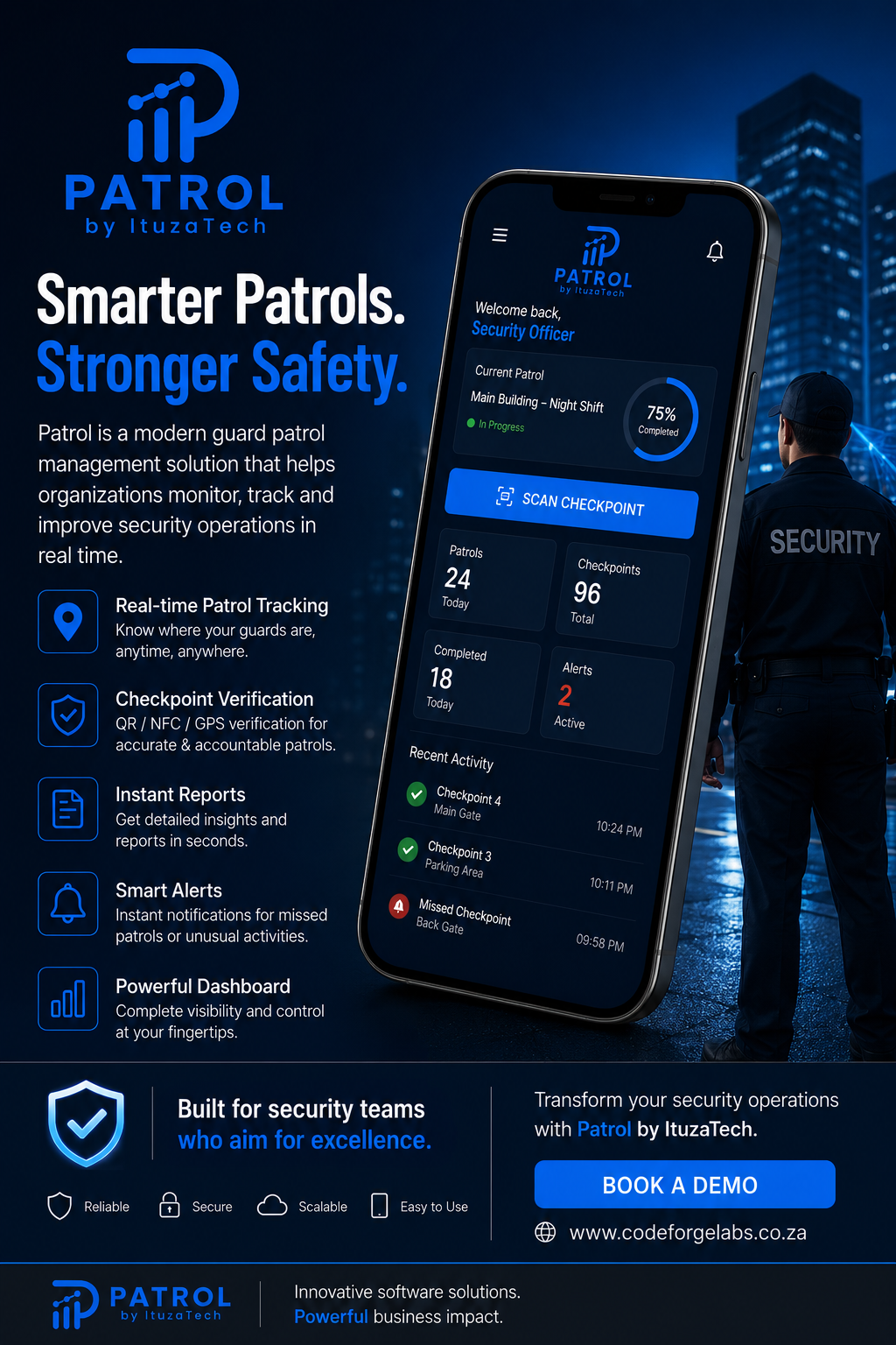 Patrol mobile platform visual